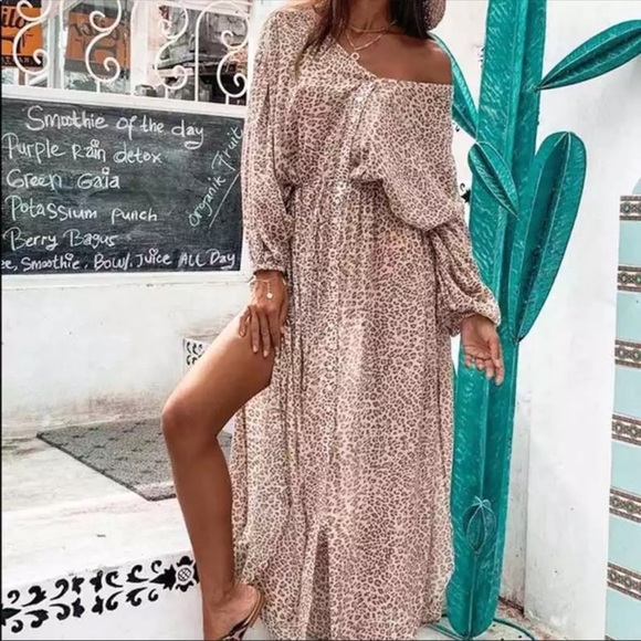 Private Label Dresses & Skirts - 💃🏻Elise Boho Maxi Dress Leopard